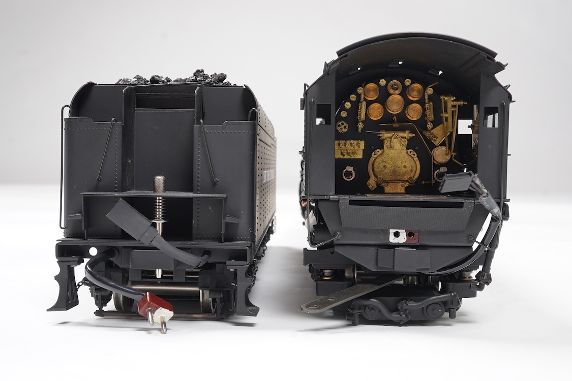 A Gauge One Aster Hobbies New York Central Hudson, 4-6-4 tender locomotive, 5344, the electric version of this model.